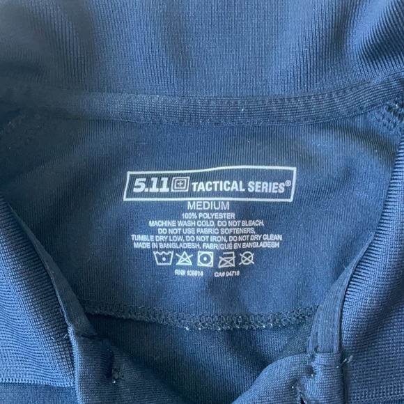 Men’s 5.11 Tactical Black Polo - Picture 4 of 4